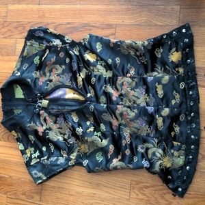 Lip Service Fetish brand vintage top melting vinyl